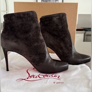 WB Christian Louboutin Gaetanina thin heel ankle booties size 39